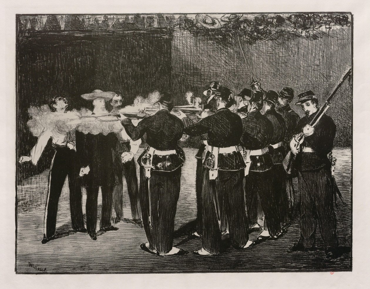 La ejecución de Maximiliano de Édouard Manet
