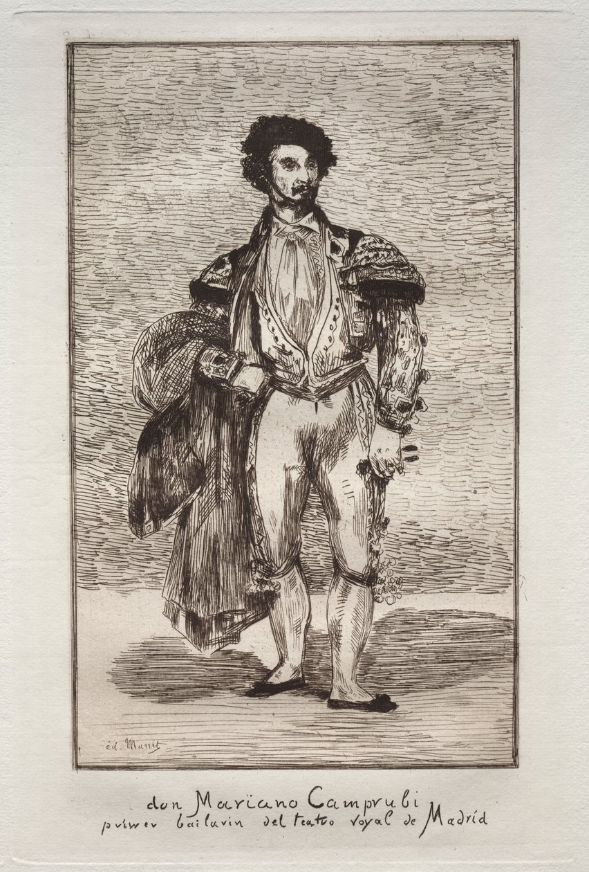 El bailarín Don Mariano Camprubi de Édouard Manet