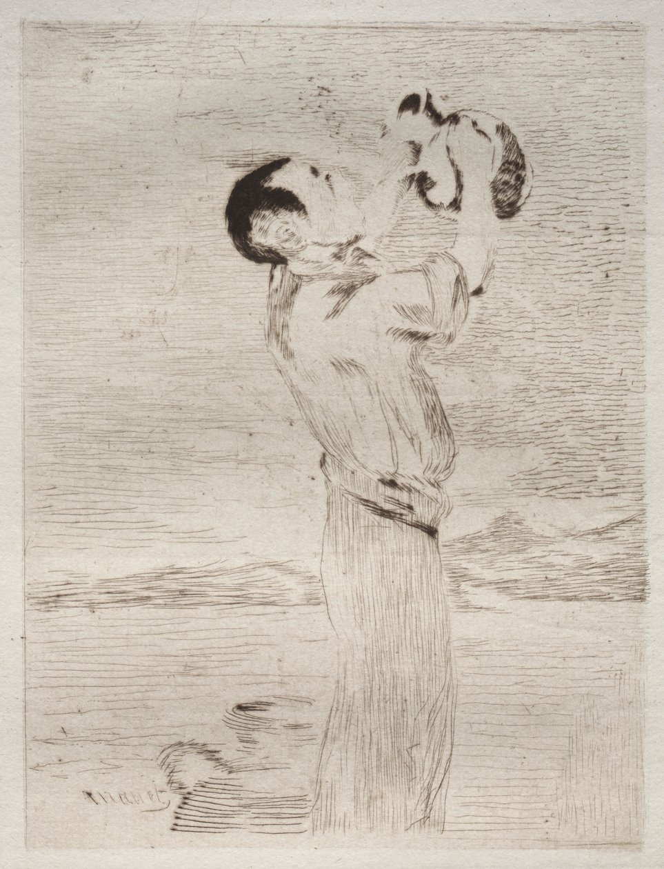 Le Boveur deau de Édouard Manet