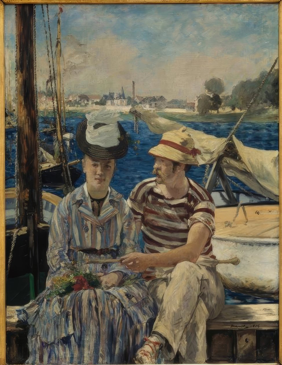 El domingo en el Sena (Argenteuil) de Édouard Manet