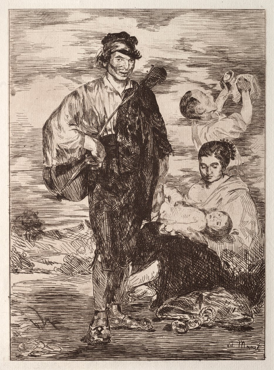 Los gitanos de Édouard Manet