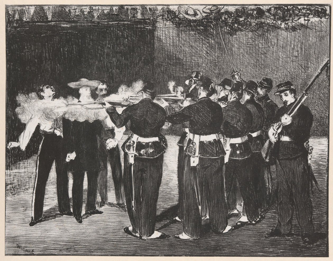 La ejecución de Maximiliano de Édouard Manet