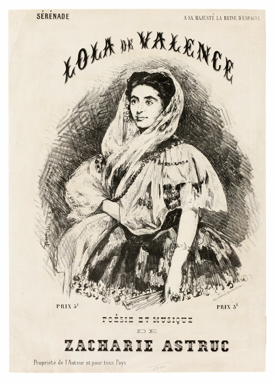 Lola de Valence de Édouard Manet