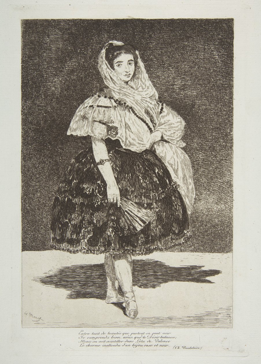 Lola de Valencia de Édouard Manet
