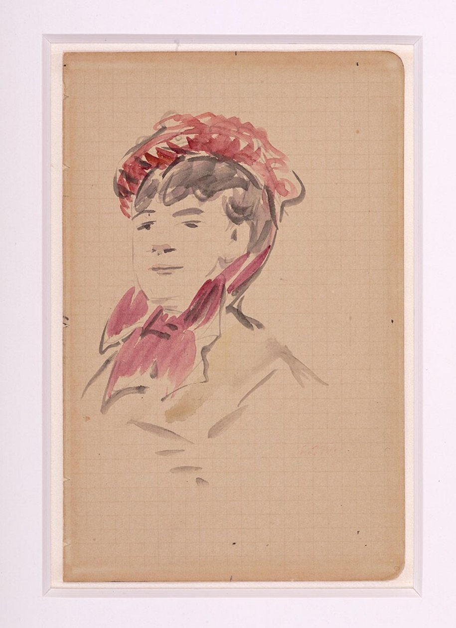 Manet - Retrato de Isabelle Lemonnier, hacia 1880 de Édouard Manet