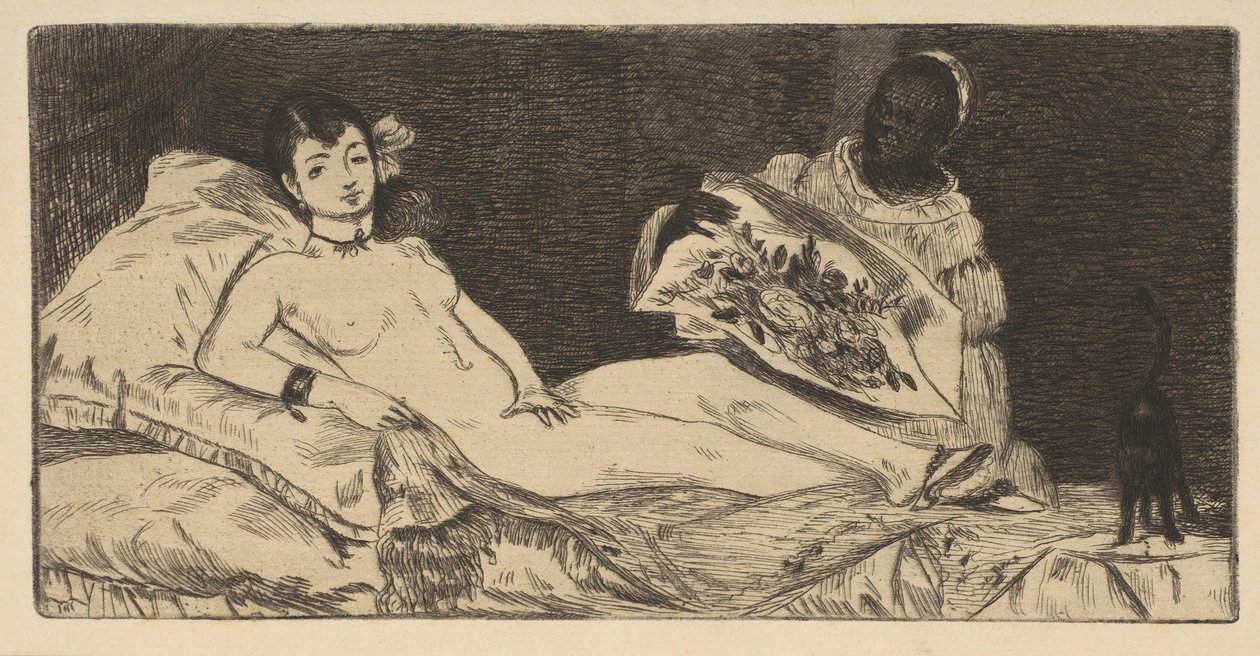 Plato pequeño de Olympia, 1867 de Édouard Manet