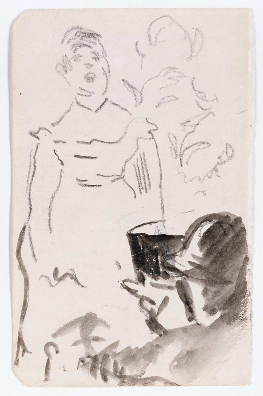Cantante de café parisino de Édouard Manet