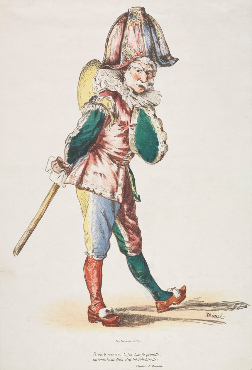 Polichinela, 1876 de Édouard Manet