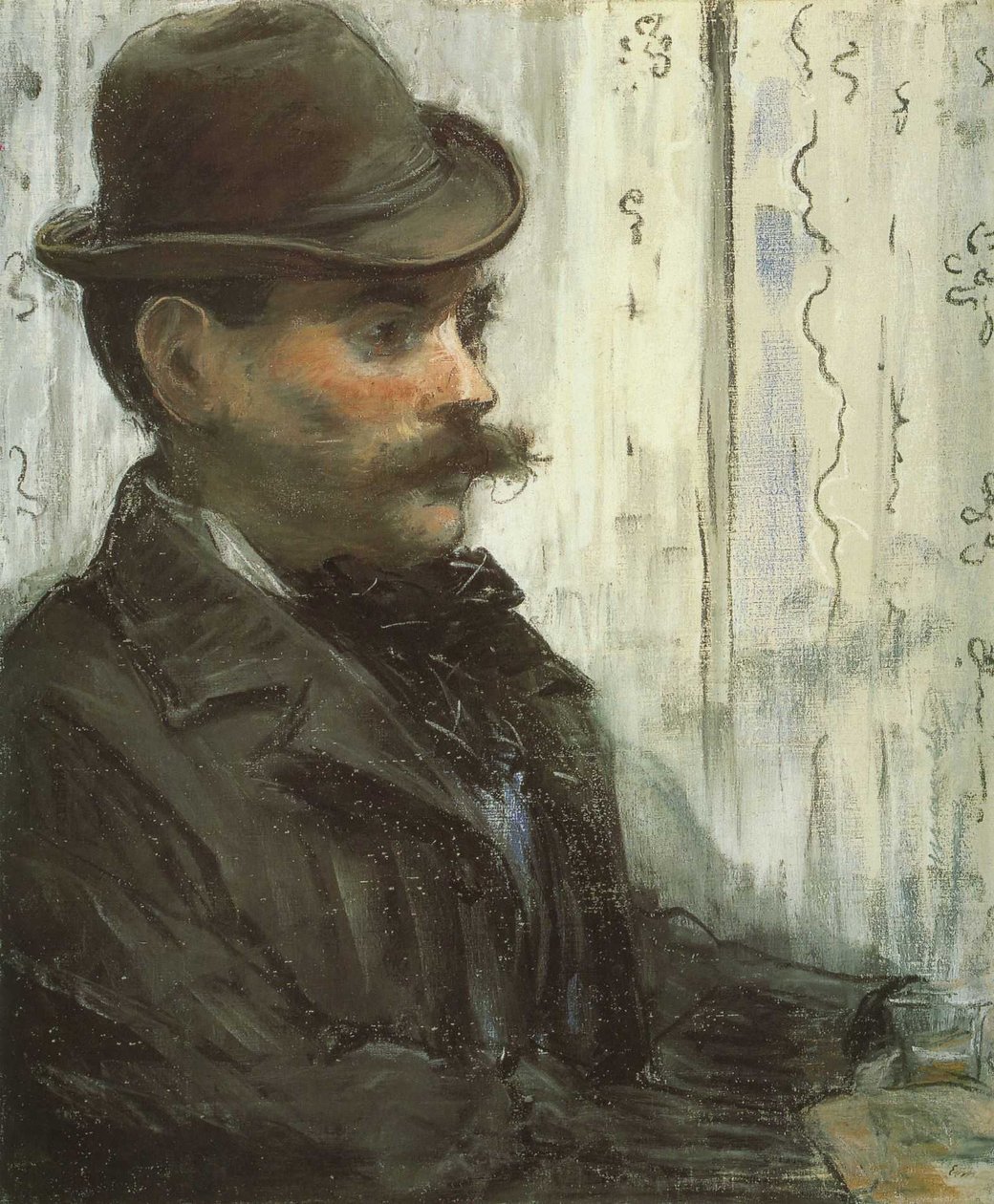 Retrato de Alphonse Maureau de Édouard Manet