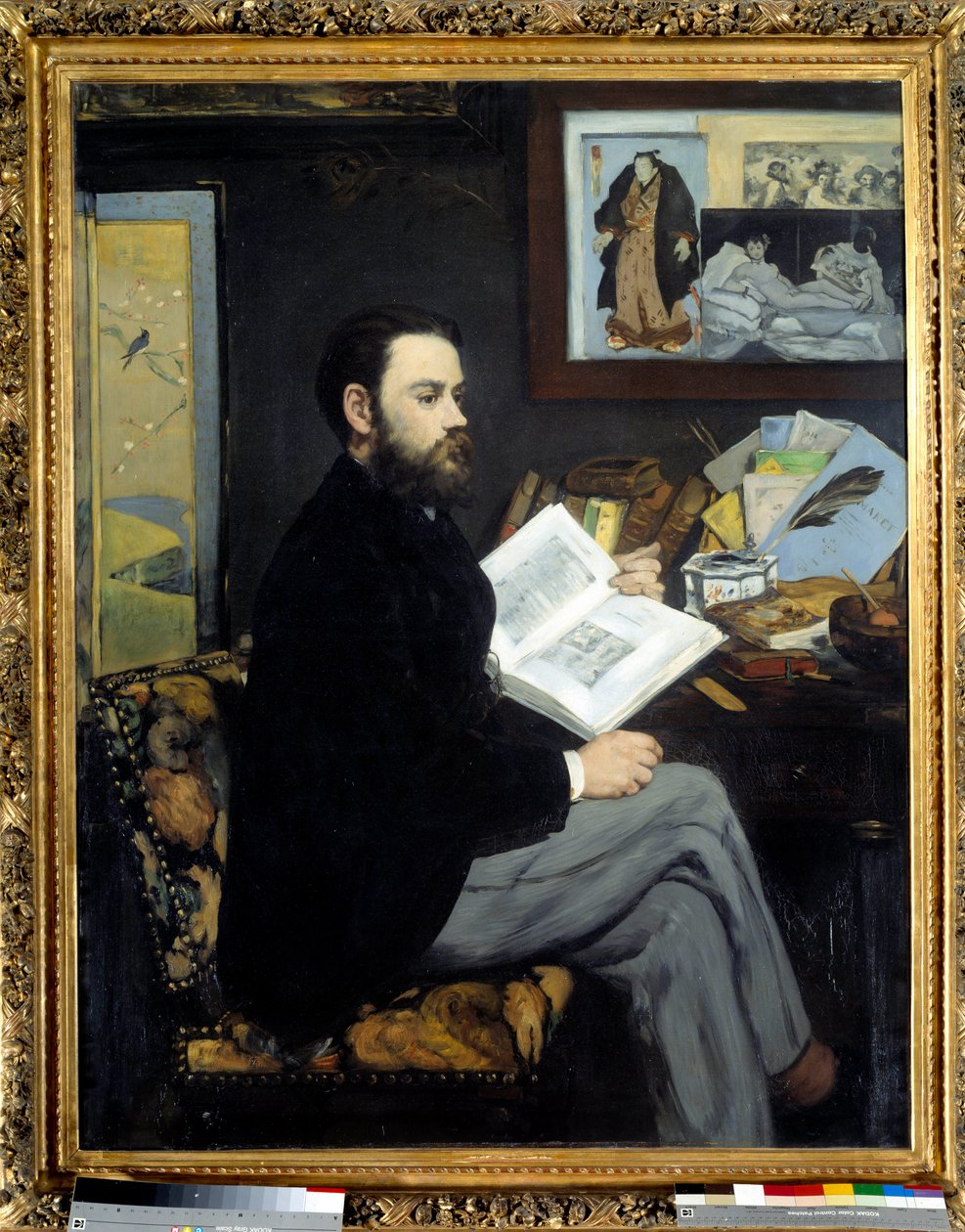 Retrato de Émile Zola de Édouard Manet