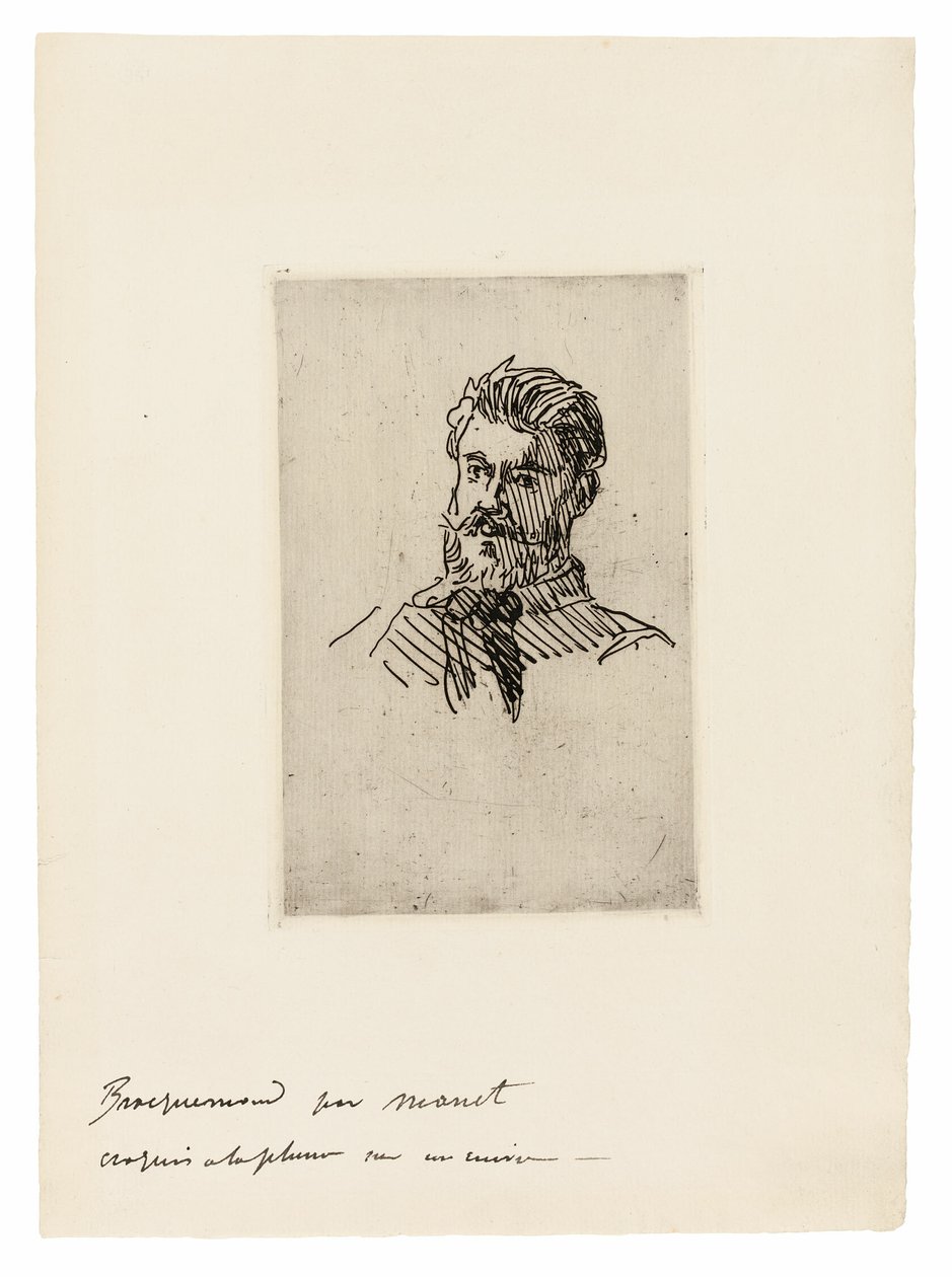Retrato de Félix Bracquemond de Édouard Manet