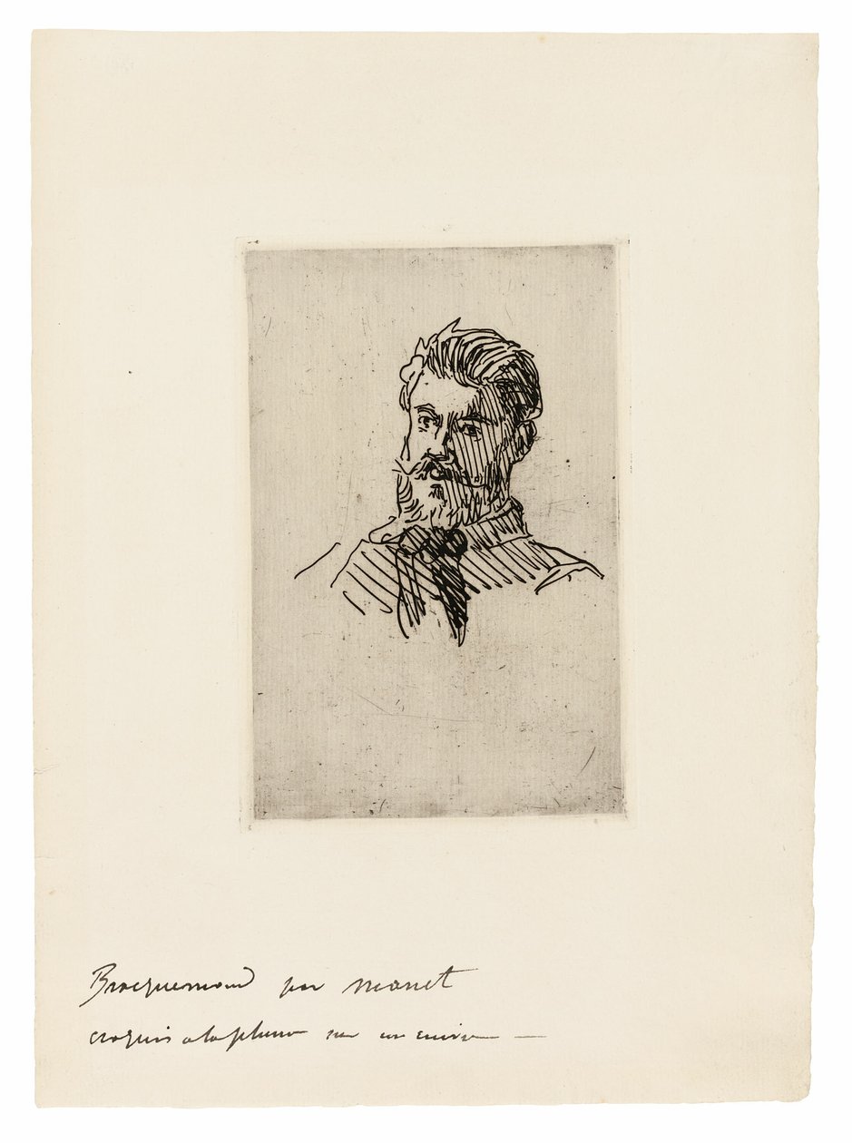 Retrato de Félix Bracquemond de Édouard Manet