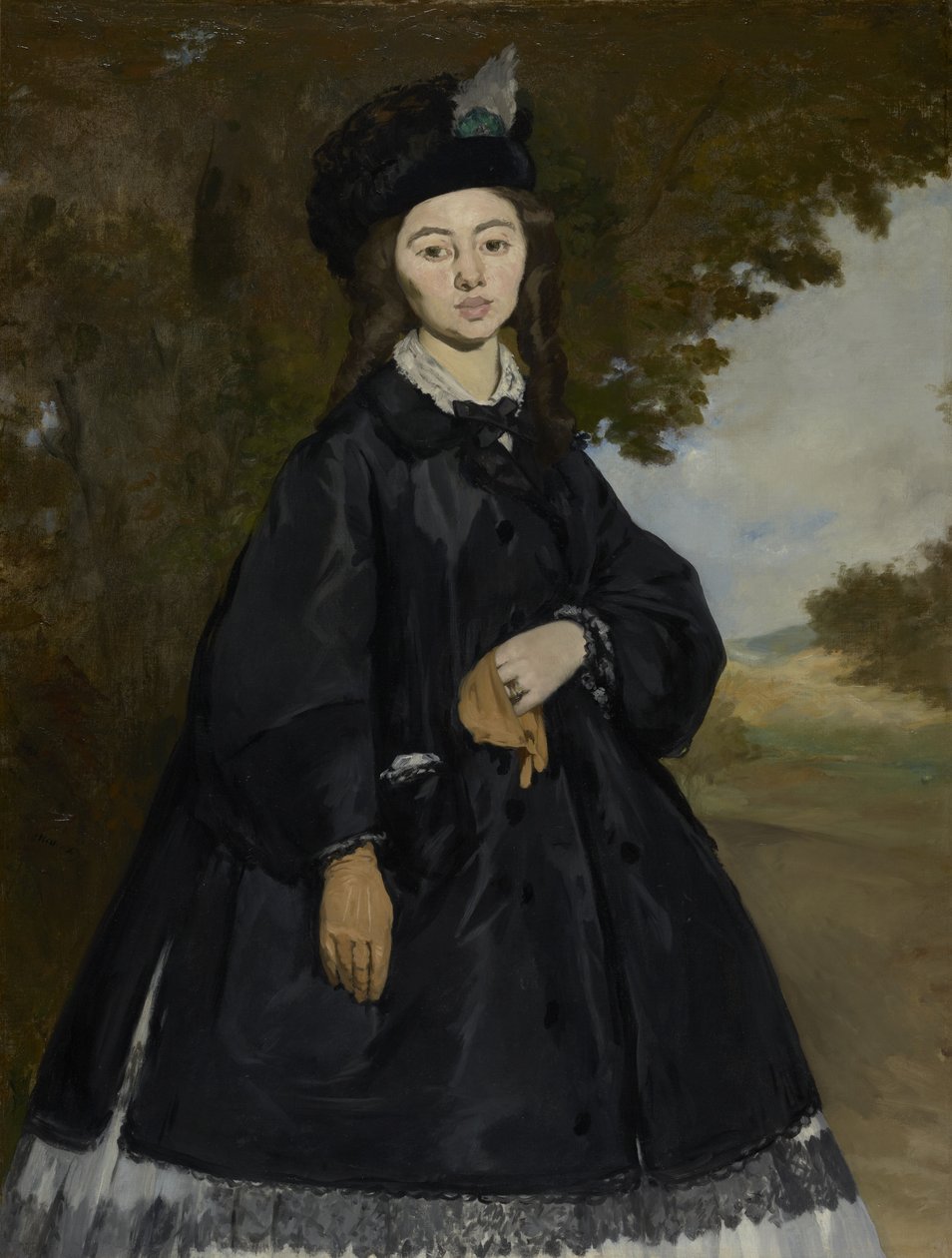 Retrato de Madame Brunet de Édouard Manet