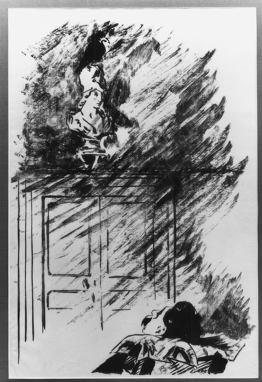 Siéntate en el busto de Pallas... de Édouard Manet