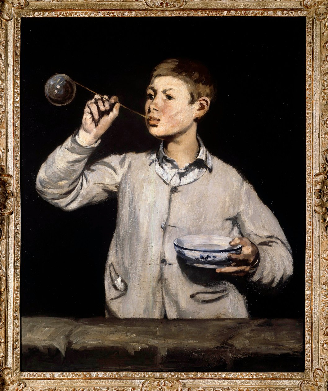 Burbujas de jabón de Édouard Manet