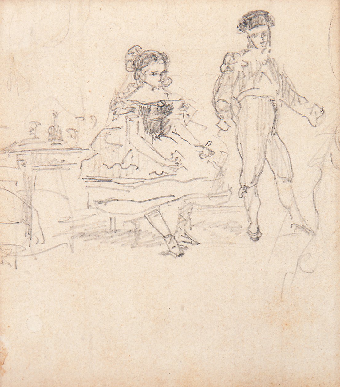 Pareja española, 1862 de Édouard Manet