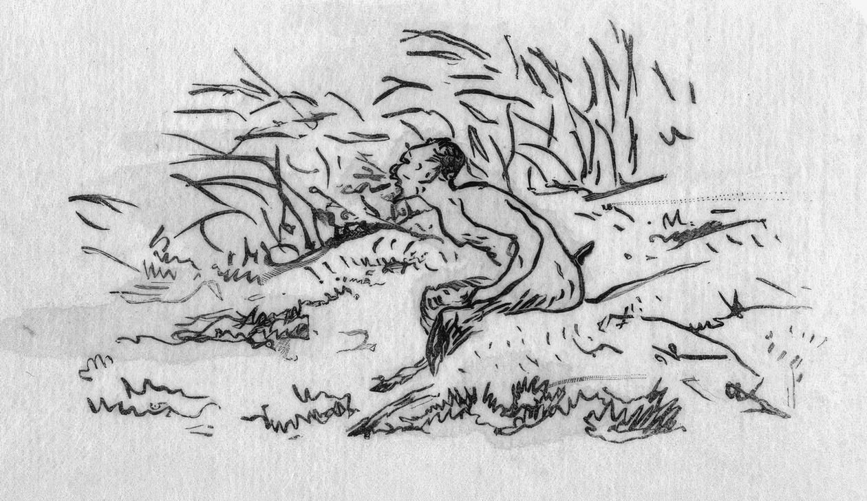 St. Mallarmé, La tarde / E.Manet de Édouard Manet