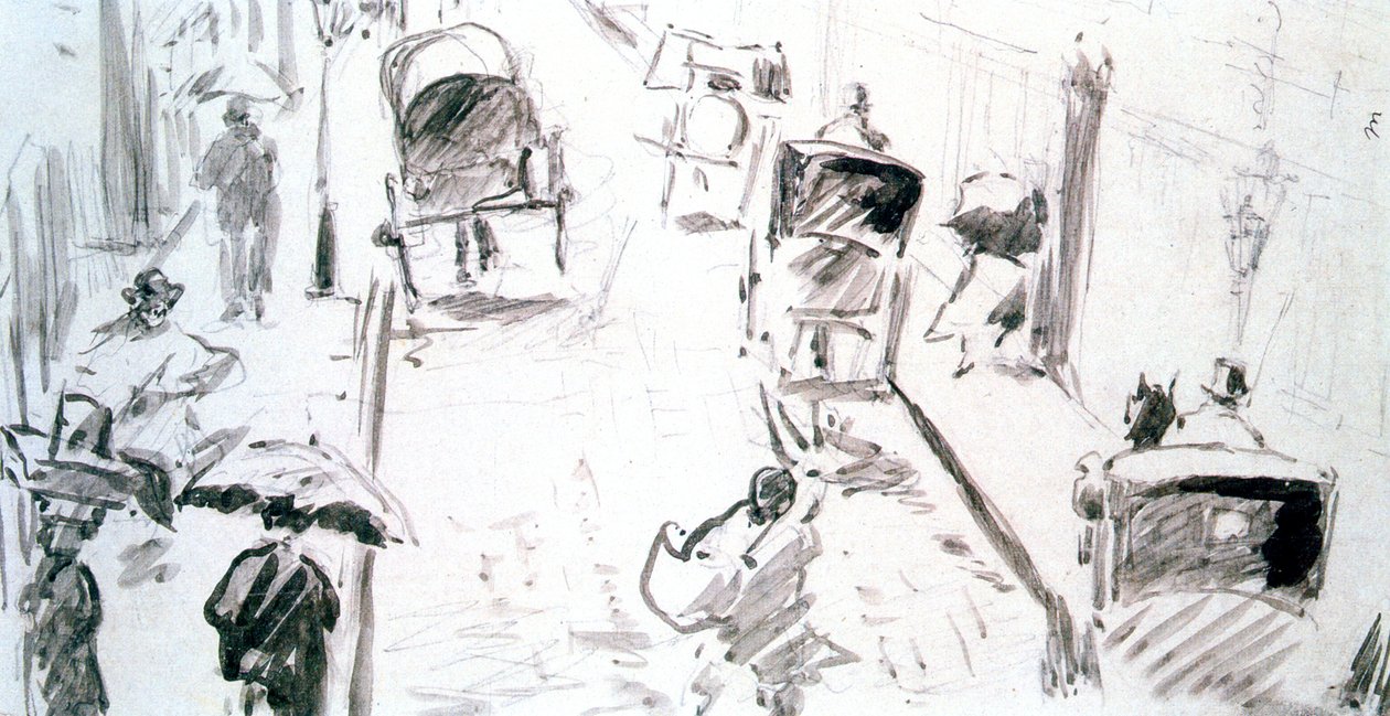 Escena de calle, c1850-c1883 de Édouard Manet