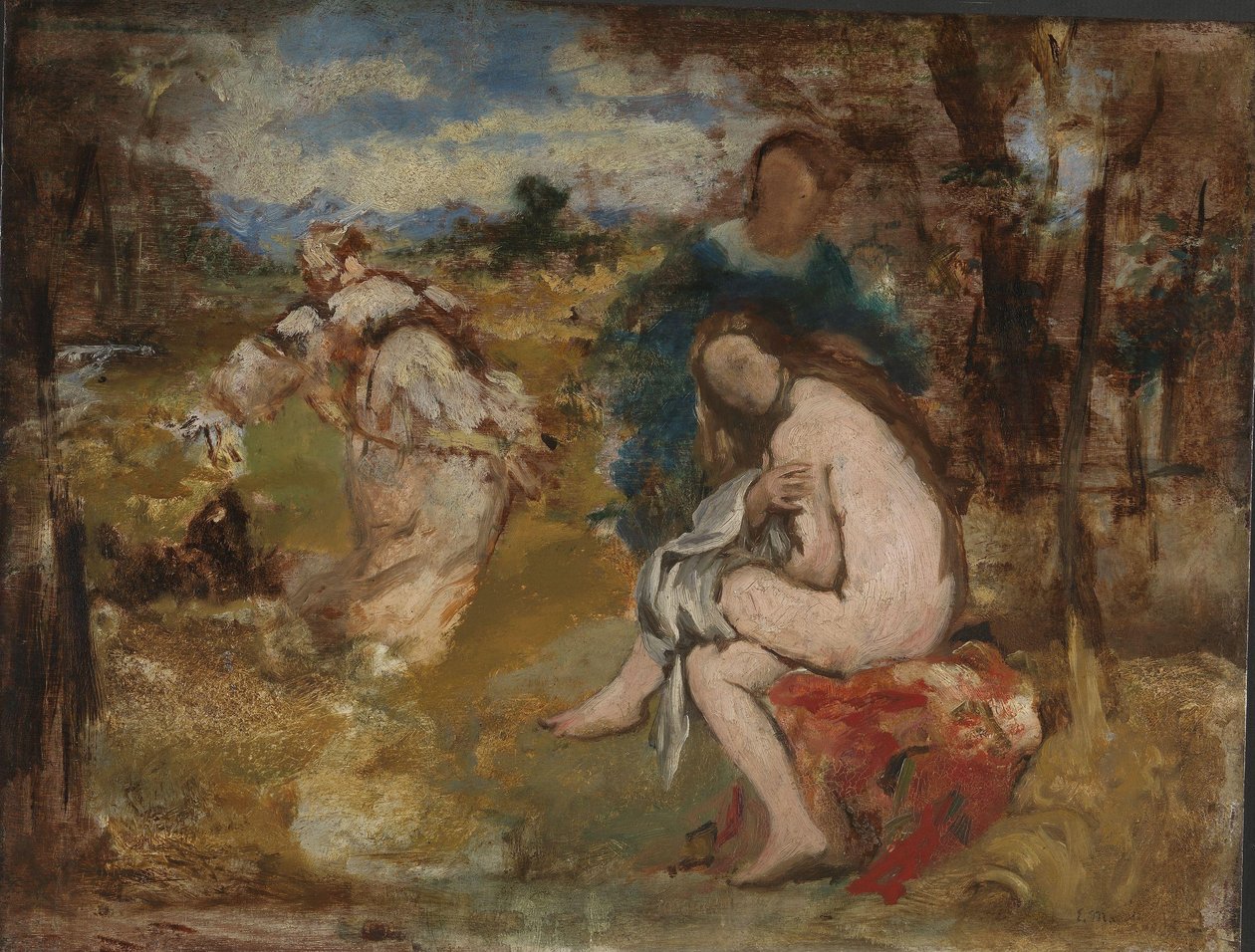 Ninfa sorprendida de Édouard Manet