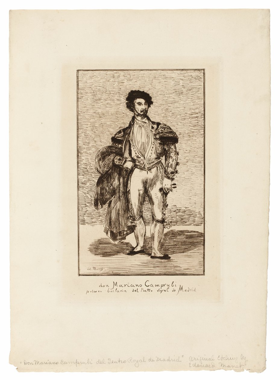 La Bailarina (Don Mariano Camprubi) de Édouard Manet