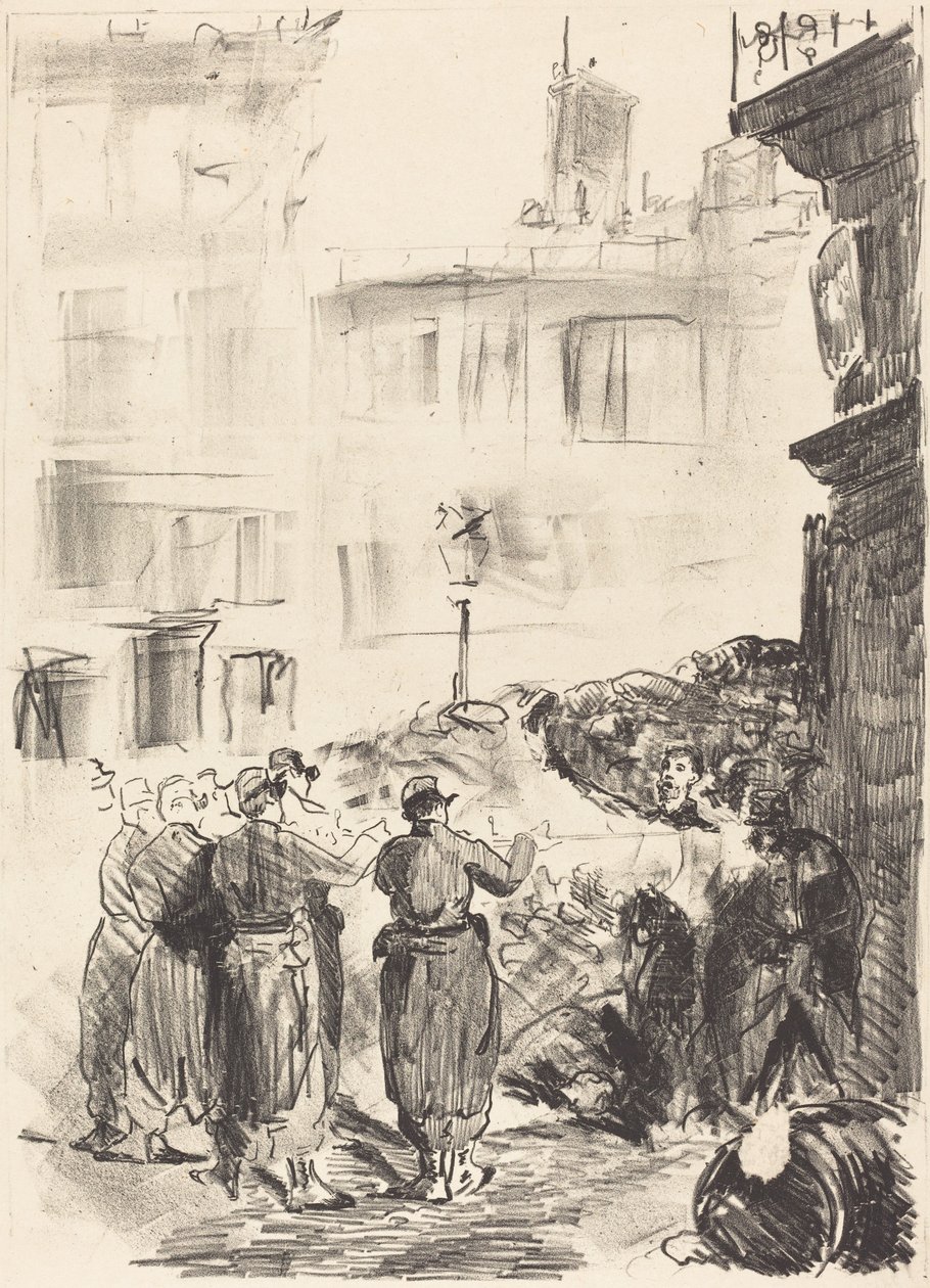 La barricada de Édouard Manet