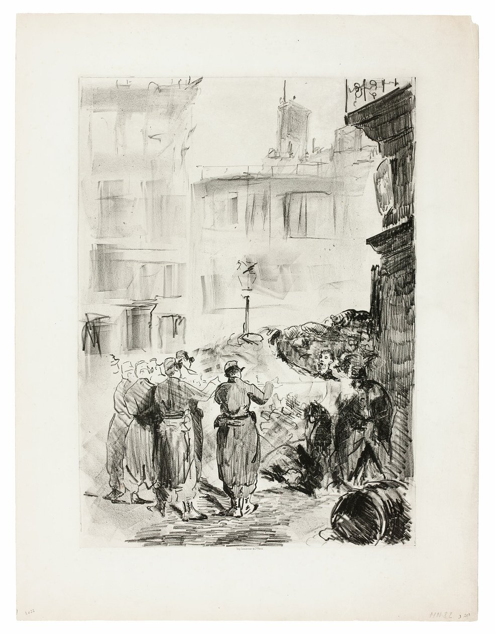 La barricada de Édouard Manet