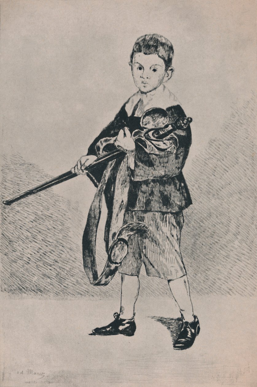 El Niño con la Espada, 1862, 1946 de Édouard Manet