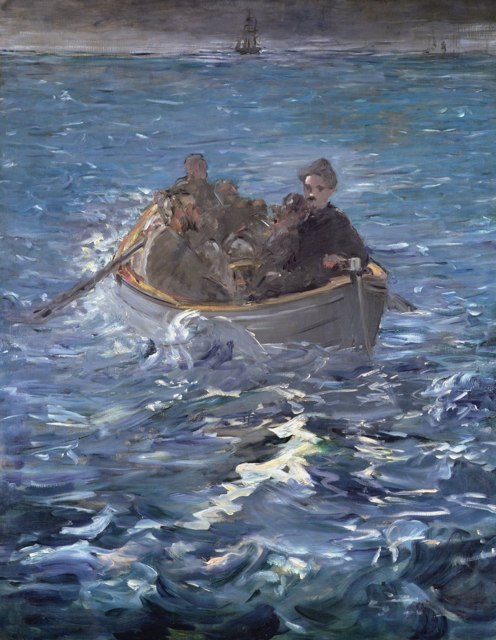 La fuga de Henri de Rochefort (1831-1915) 1874 de Édouard Manet