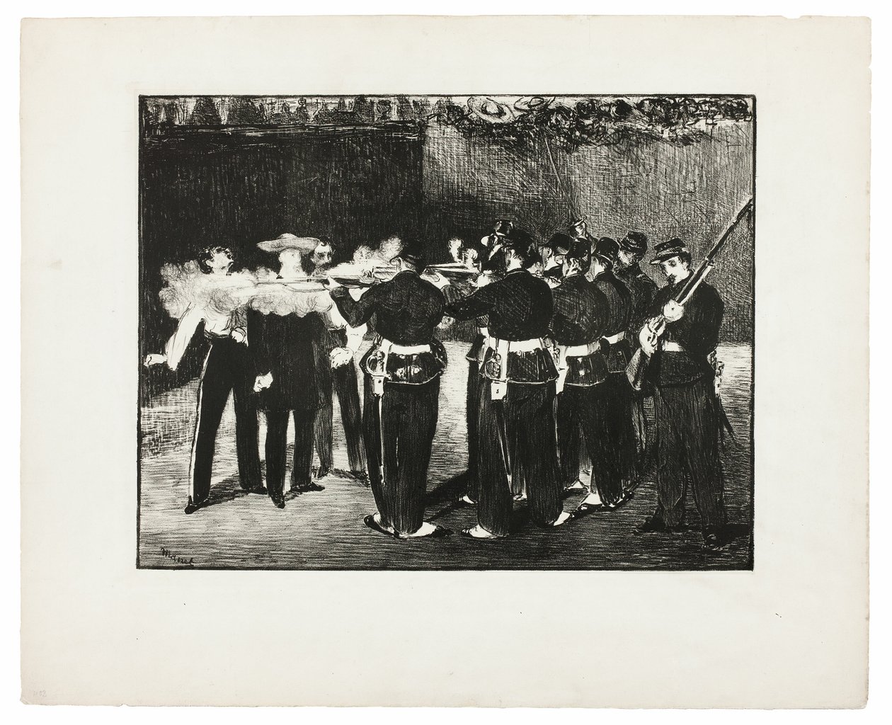 La ejecución de Maximiliano de Édouard Manet