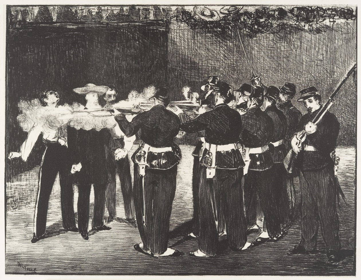 La ejecución de Maximiliano de Édouard Manet