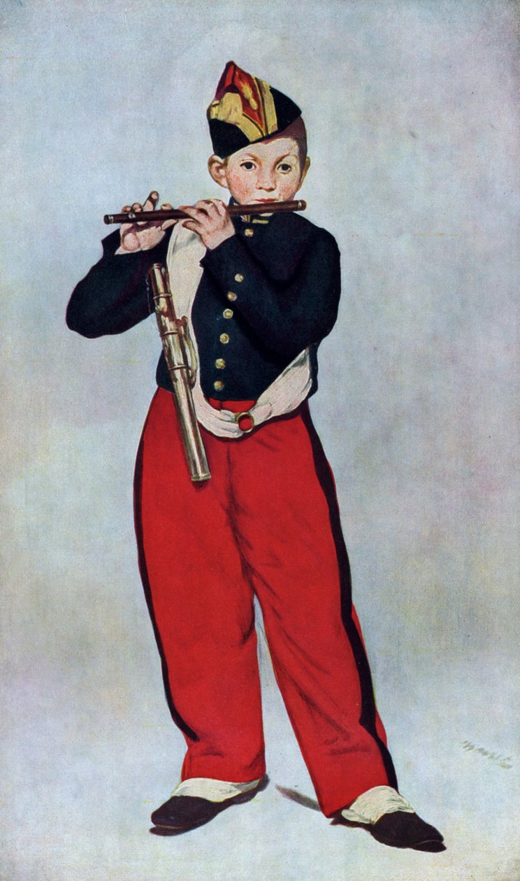 El flautista, 1866 de Édouard Manet