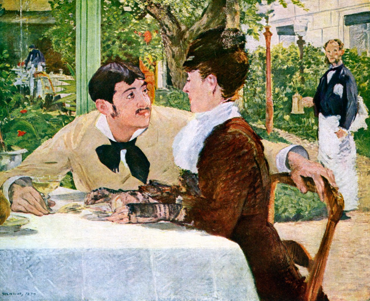 El Jardín de Pere Lathuille, 1879 1938 de Édouard Manet