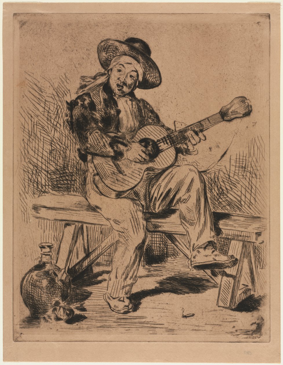 El Guitarrista de Édouard Manet