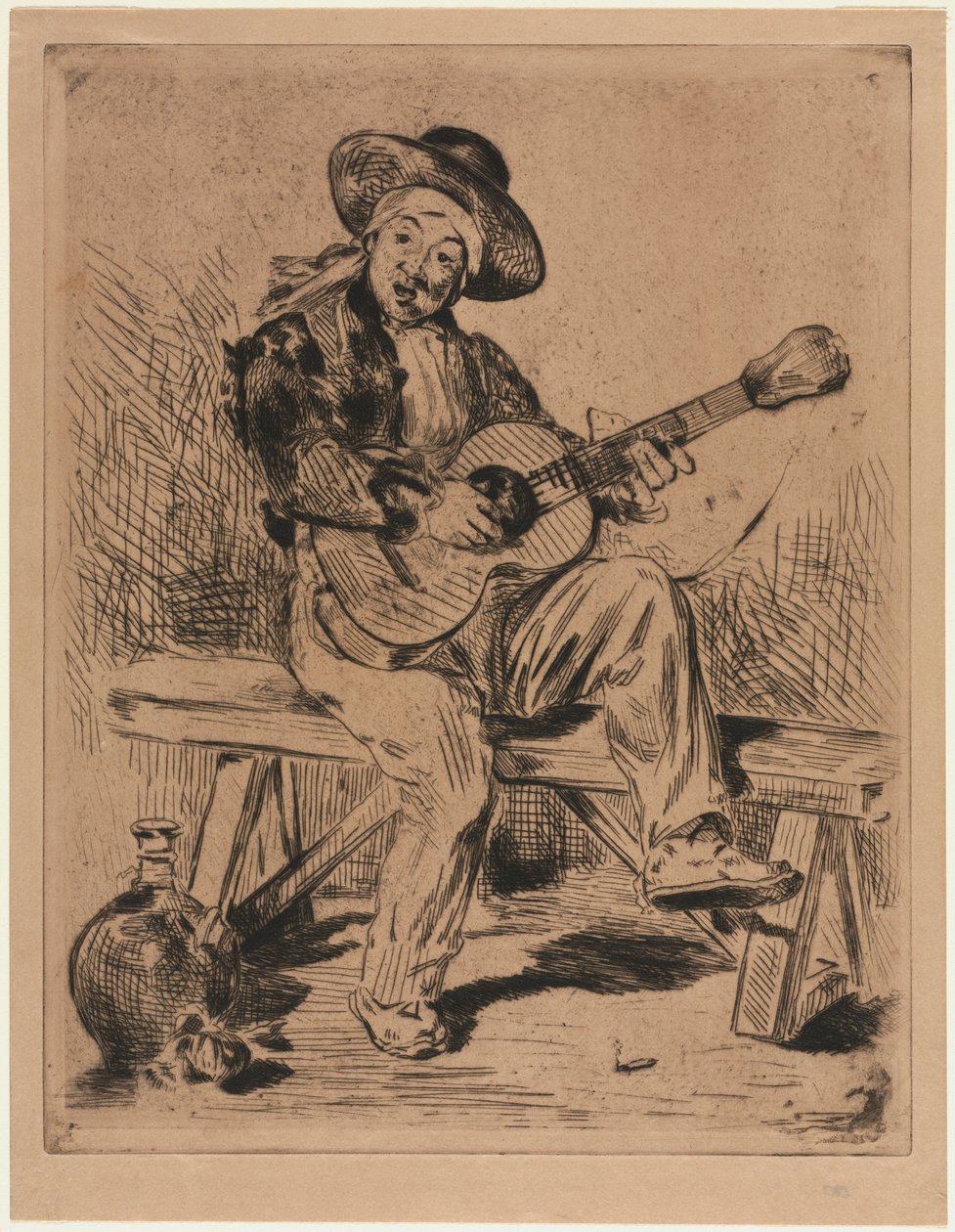 El guitarrista, 1861 de Édouard Manet