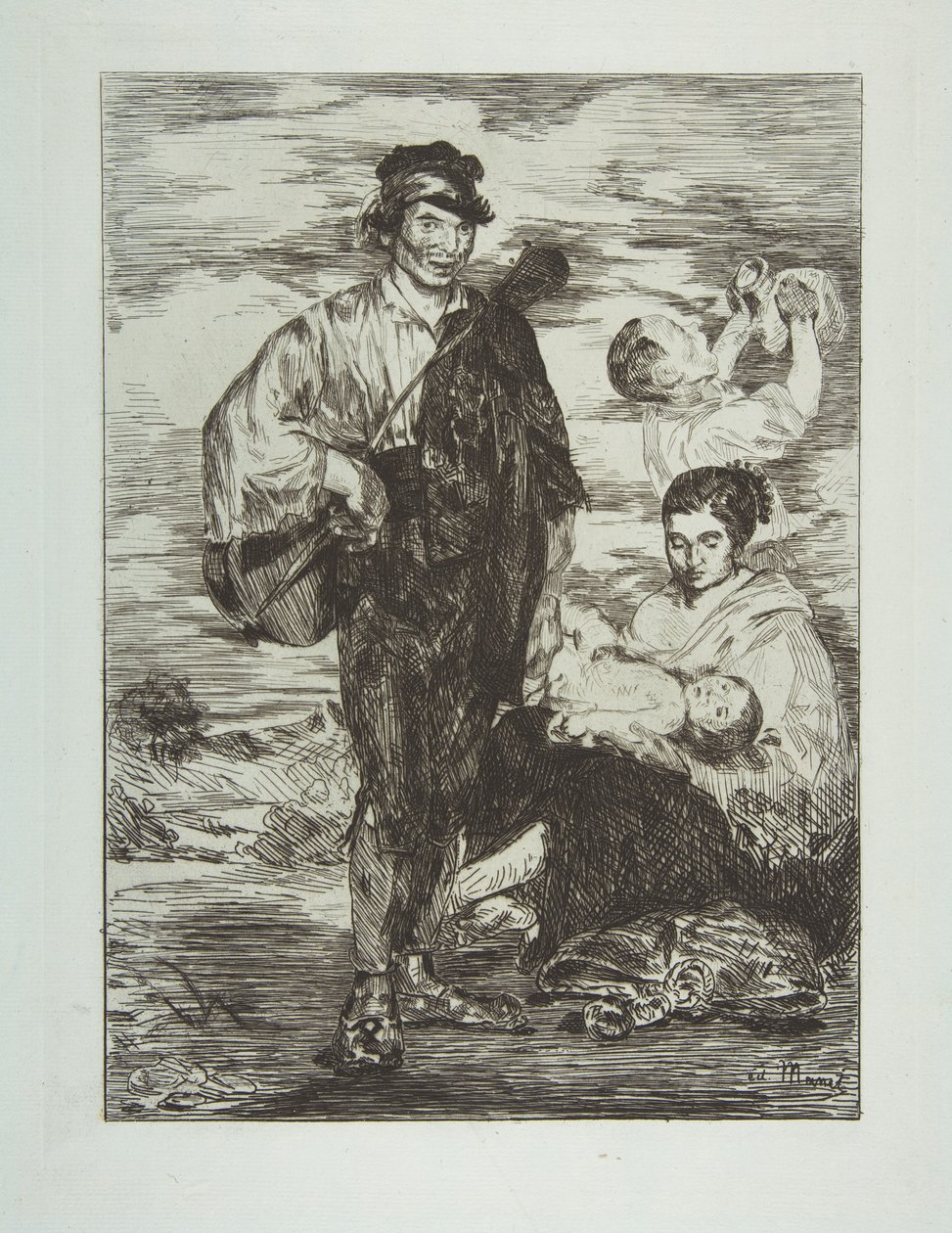 Los gitanos (Les Gitanos) de Édouard Manet
