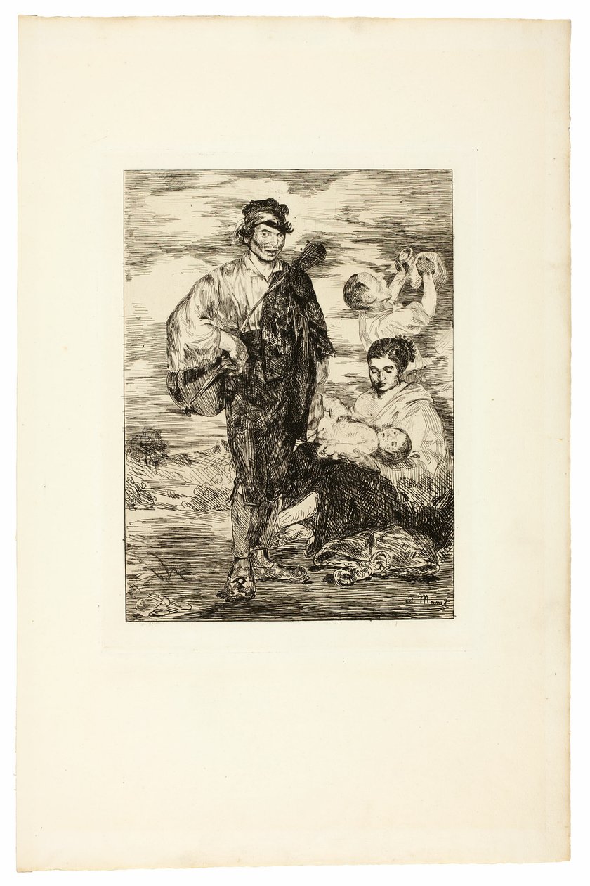 Los gitanos de Édouard Manet