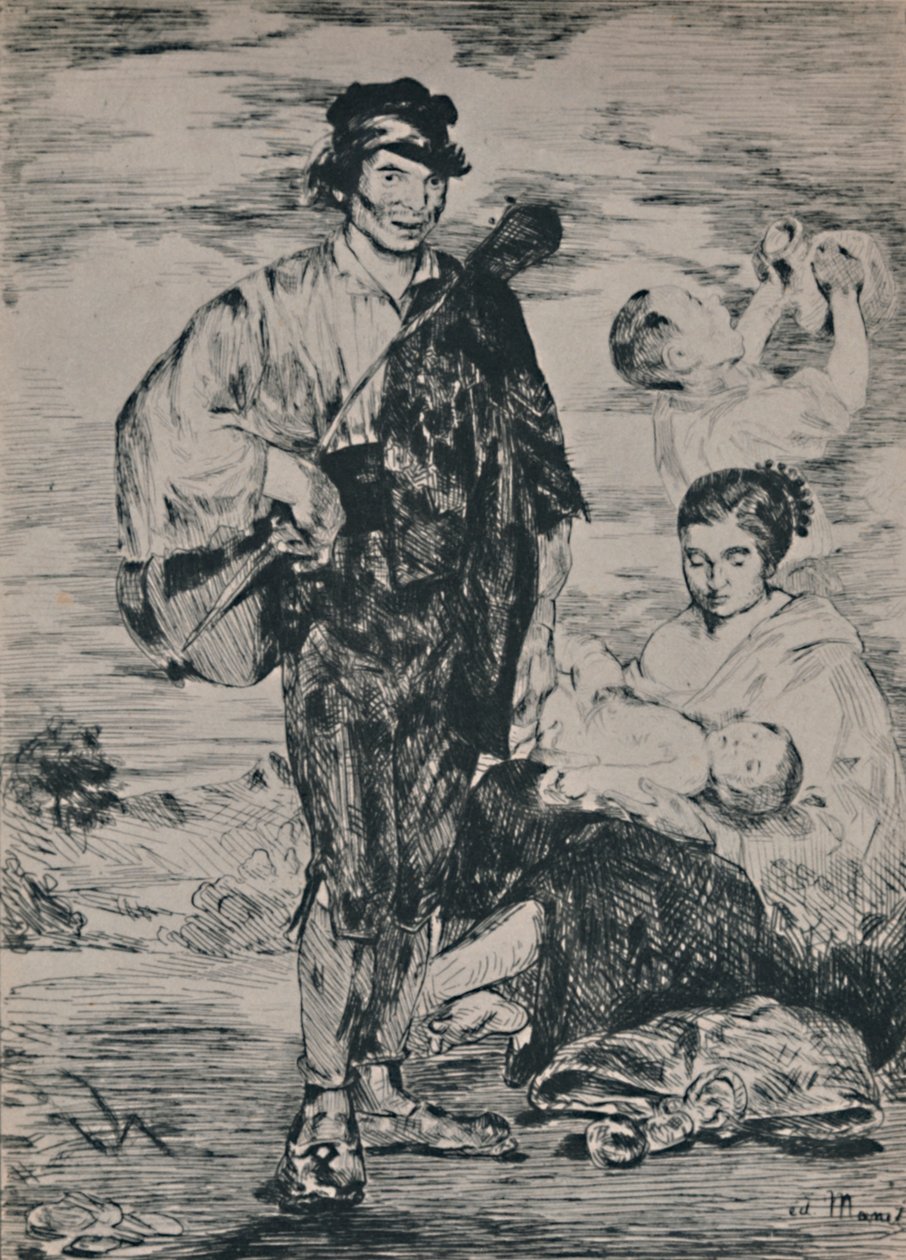 Los gitanos, 1862, 1946 de Édouard Manet