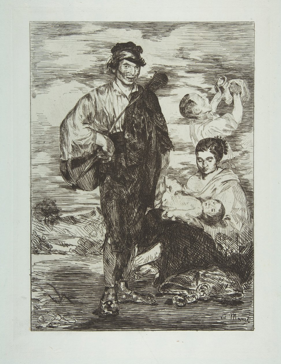 Los gitanos de Édouard Manet