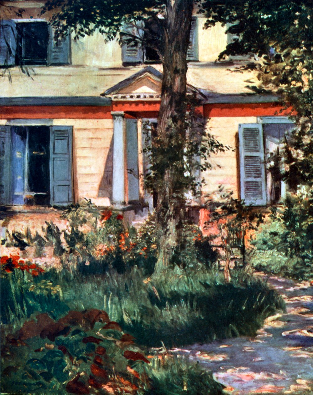 La casa en Rueil, 1882 1926 de Édouard Manet