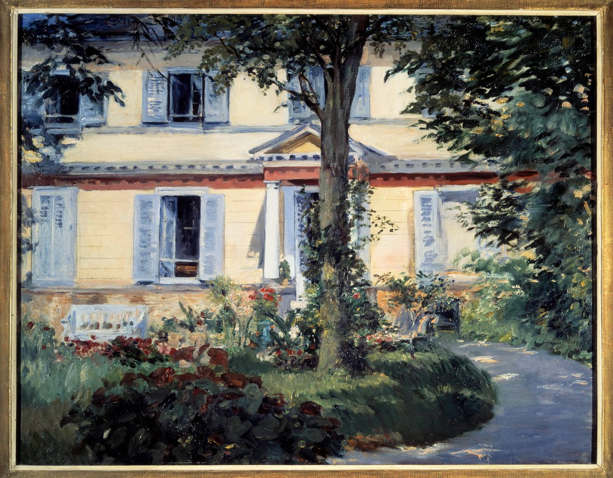 La casa de Rueil de Édouard Manet