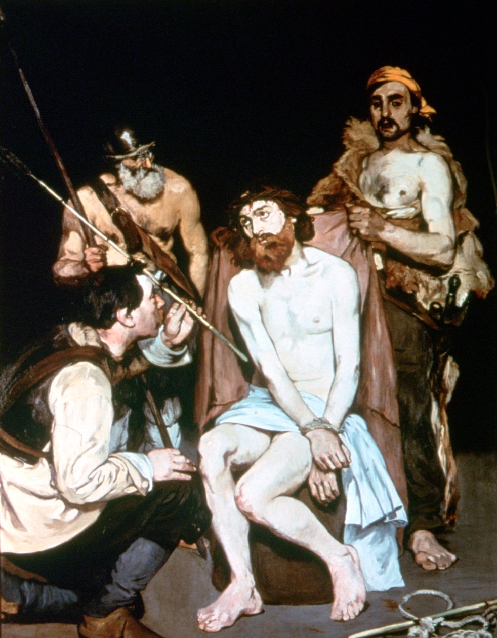 La burla de Cristo, 1885 de Édouard Manet