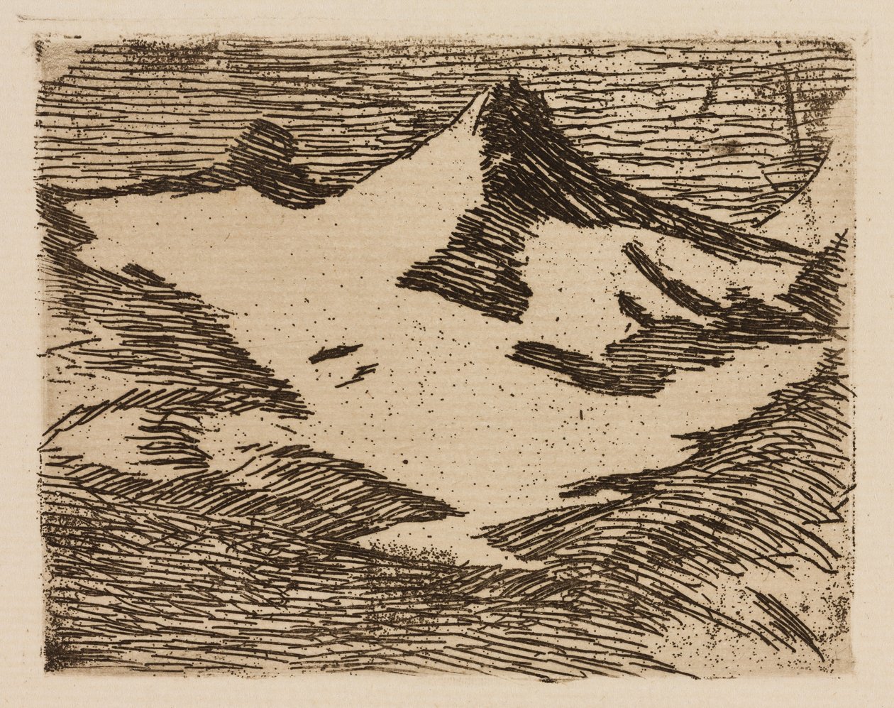 La Montaña, plato 2 de Le Fleuve de Édouard Manet