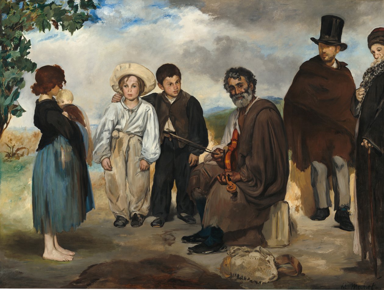 El viejo músico de Édouard Manet