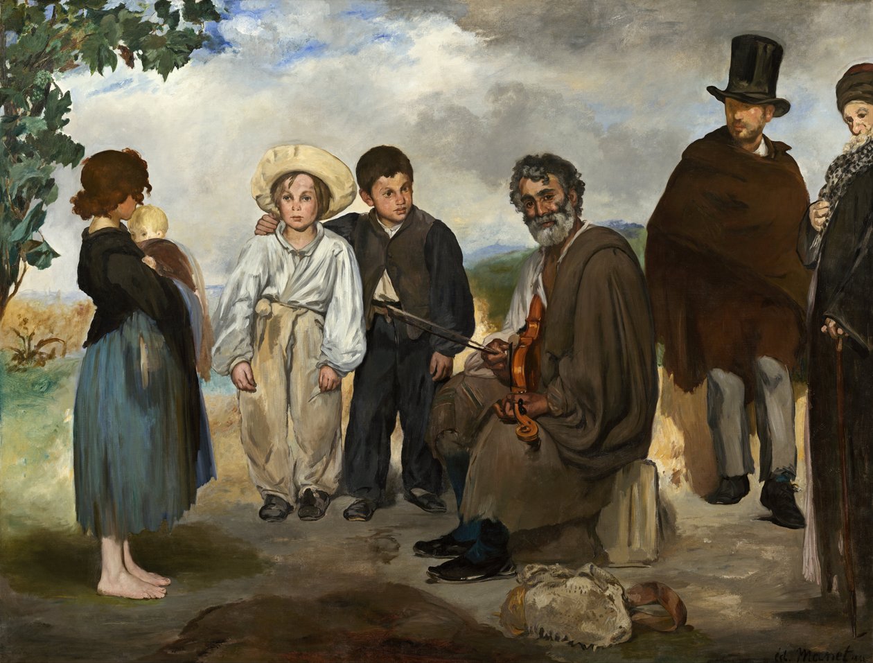 El viejo músico de Édouard Manet