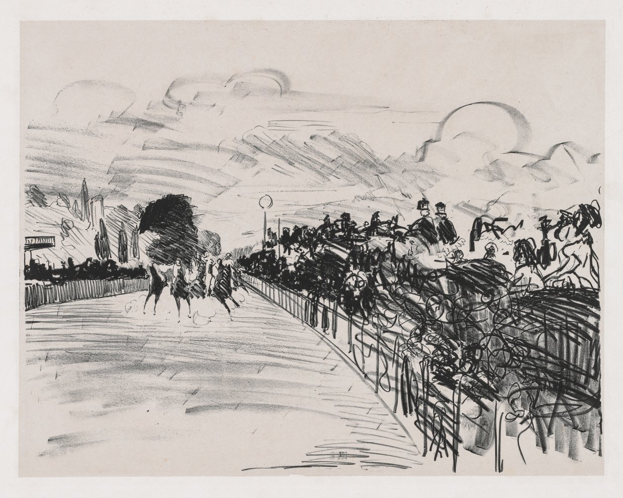 Las Carreras, 1865 de Édouard Manet
