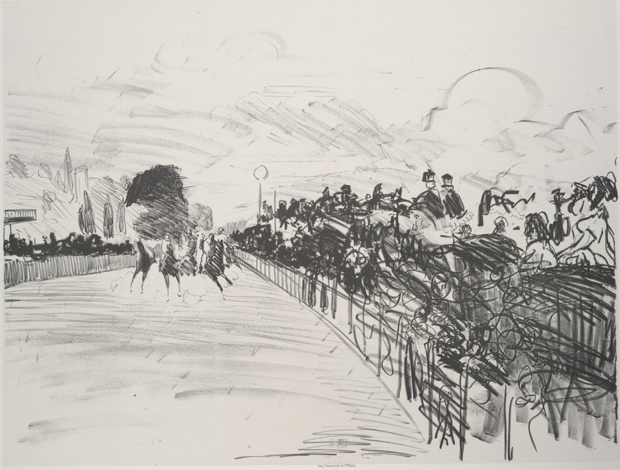 Las carreras Les Courses de Édouard Manet