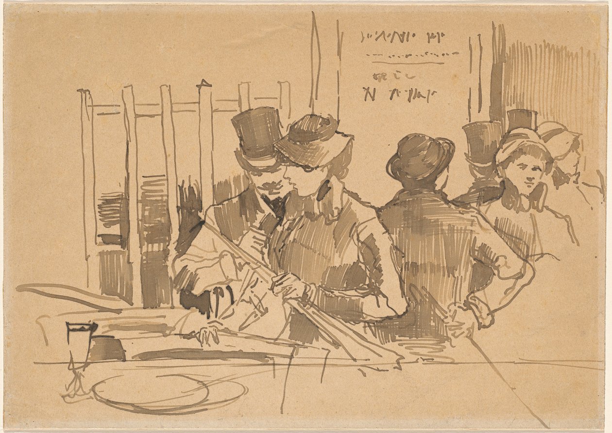 El restaurante del ferrocarril de Édouard Manet