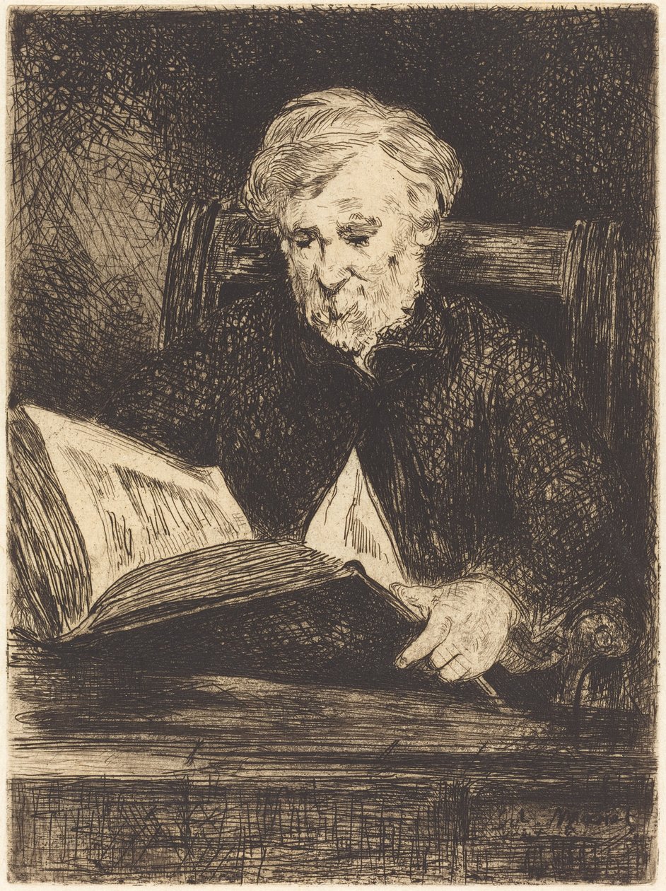El lector de Édouard Manet