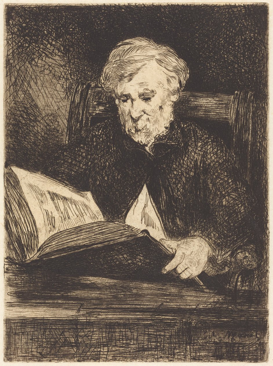 El lector de Édouard Manet