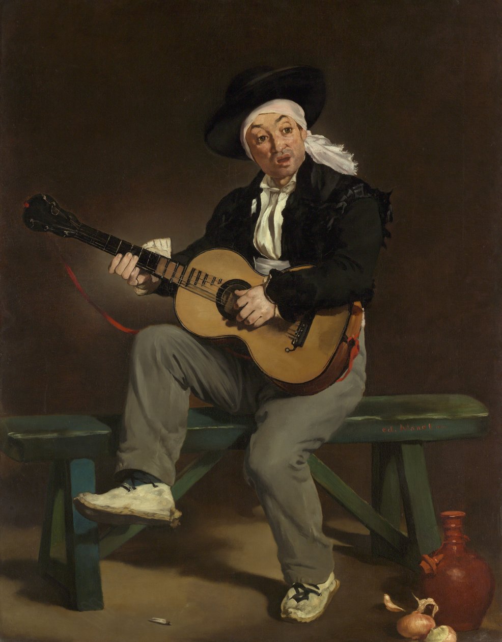 El cantante español de Édouard Manet